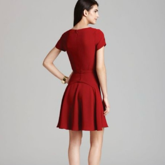 Diane Von Furstenberg Raizel Red Mini Dress - Picture 5 of 6